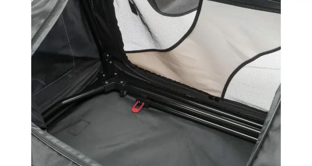 TRIXIE Transportní nylonový box Vario M 76x48x51 cm černo-šedý