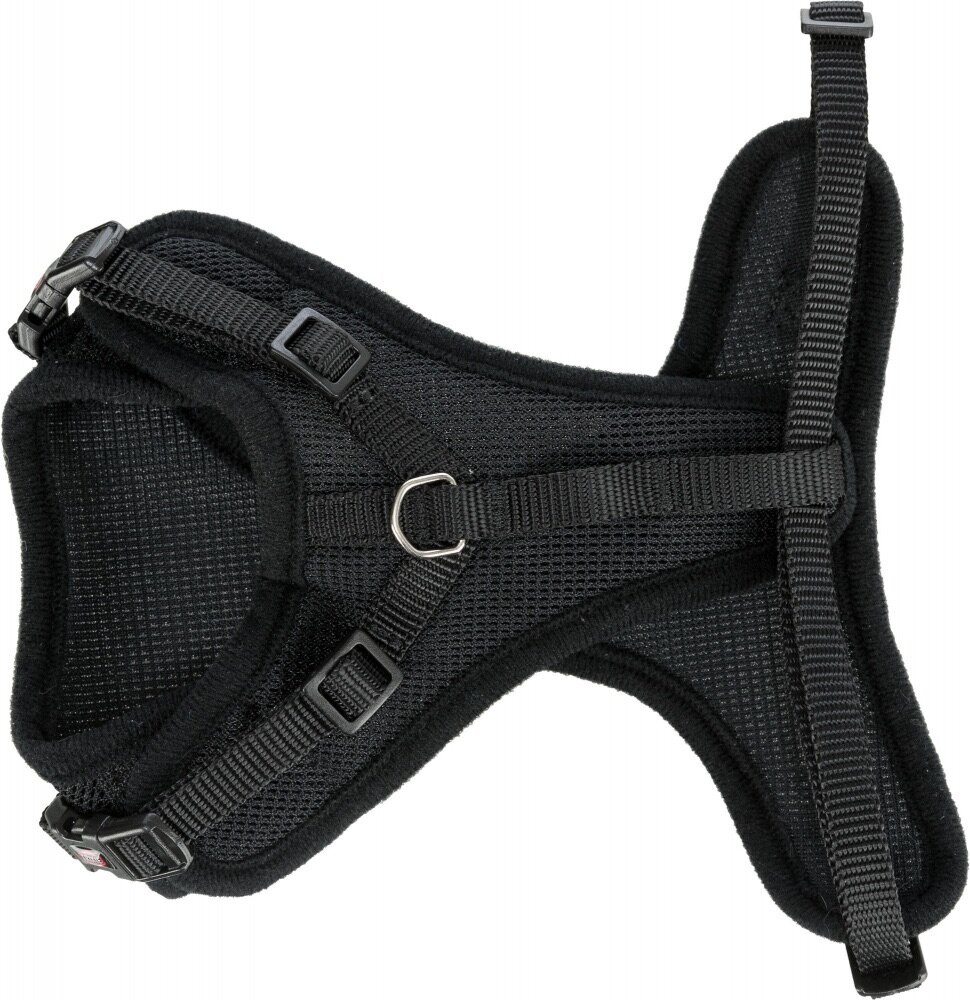 TRIXIE Měkký síťovaný Y-postroj s elastickým vodítkem pro kočku XL 39-60cm / 1,00 m