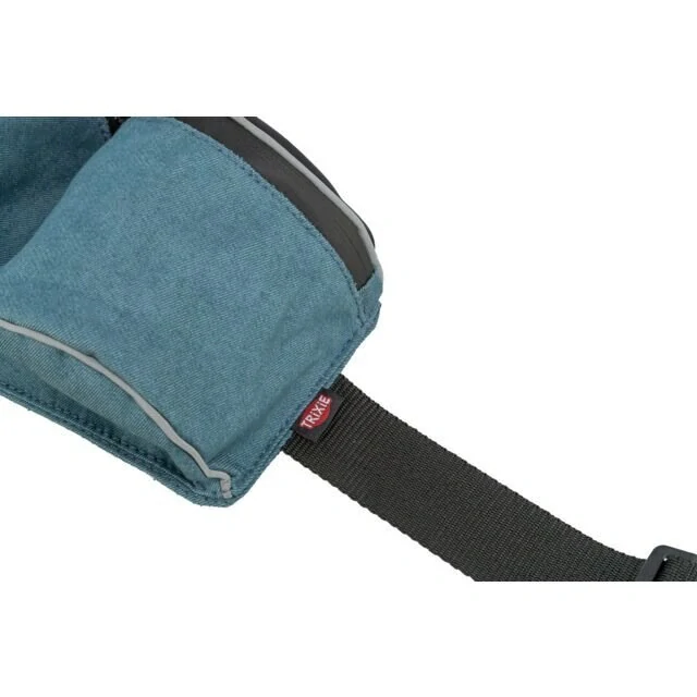TRIXIE BAGGY Belt 3v1, maxi ledvinka, 44x33x18 cm/pas 62-125 cm, petrolejová