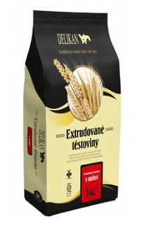 DELIKAN Těstoviny instantní + mrkev pro psy 3kg