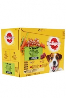 Pedigree kapsa masový výběr, zelenina ve šťávě 12x100g