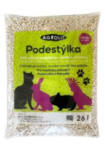 Podestýlka Agrolit dřevěná lisovaná 26 litrů