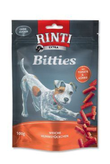 Rinti Dog Extra Mini-Bits pochoutka rajče+dýně  100g