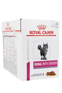 Royal Canin VD Feline Renal  12x85g kuře kapsa