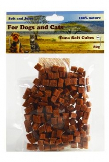 For Dogs and CatsPochoutka Tuňákové maso kostky 80g