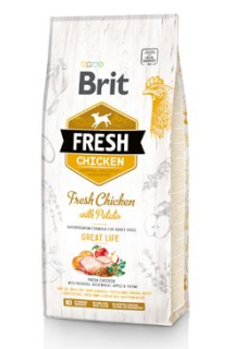 Brit Fresh Dog Chicken & Potato Adult Great Life 12kg