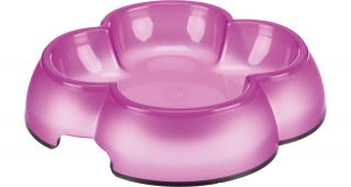 TRIXIE Plastová miska čtyřlístek s gumou, 0,25 l/14 cm