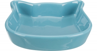 TRIXIE Keramická miska kočičí hlava, pastelové barvy 0,25 l/12 cm