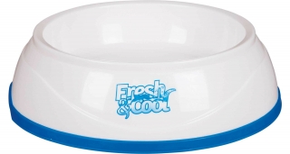 TRIXIE Cool Fresh chladící miska plastová, bílo/modrá 1 l/20 cm