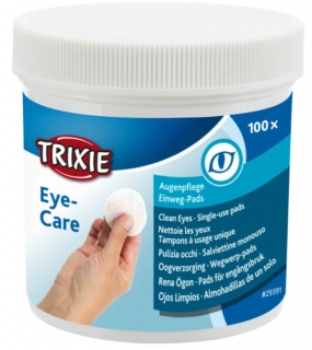 TRIXIE Oční péče - jednorázové pečující polštářky, 100ks