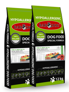 BARDOG FISH & RICE 2 x 12 kg