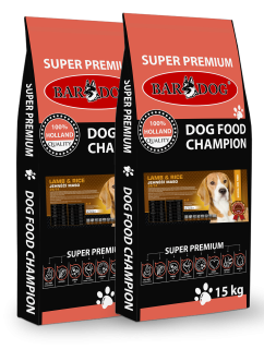 Bardog Super prémiové granule Lamb rice 24/14 2 x 13 kg
