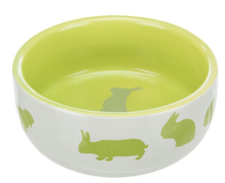 TRIXIE Keramická miska pro králíky barevná 250 ml/11 cm
