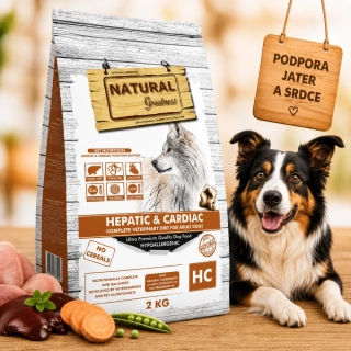 Natural Greatness HEPATIC-CARDIAC veterinární dieta pro psy 2 kg